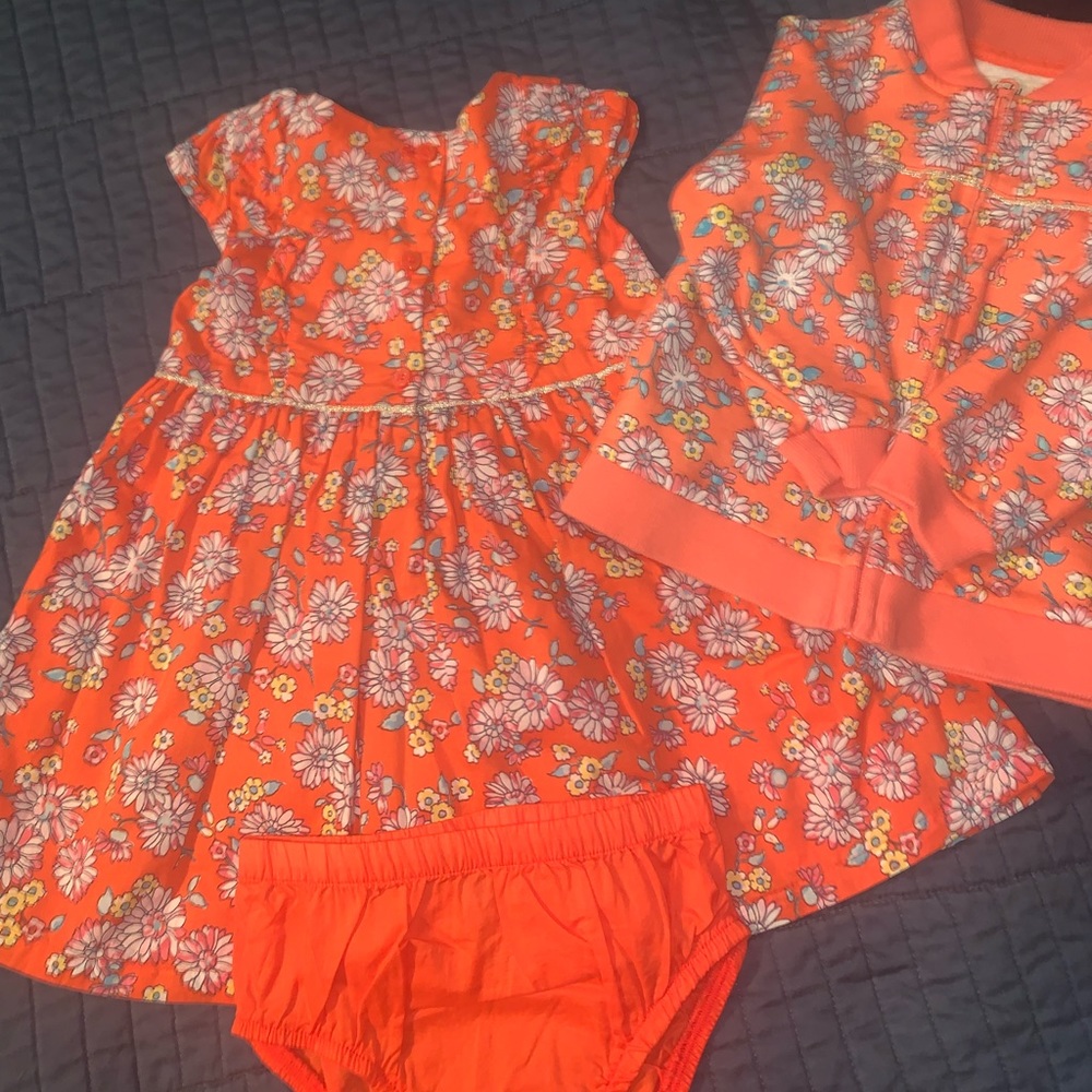 3 piece infant girls set